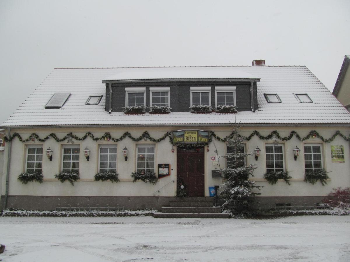 Gasthaus Und Pension Zum Biber Steckby エクステリア 写真